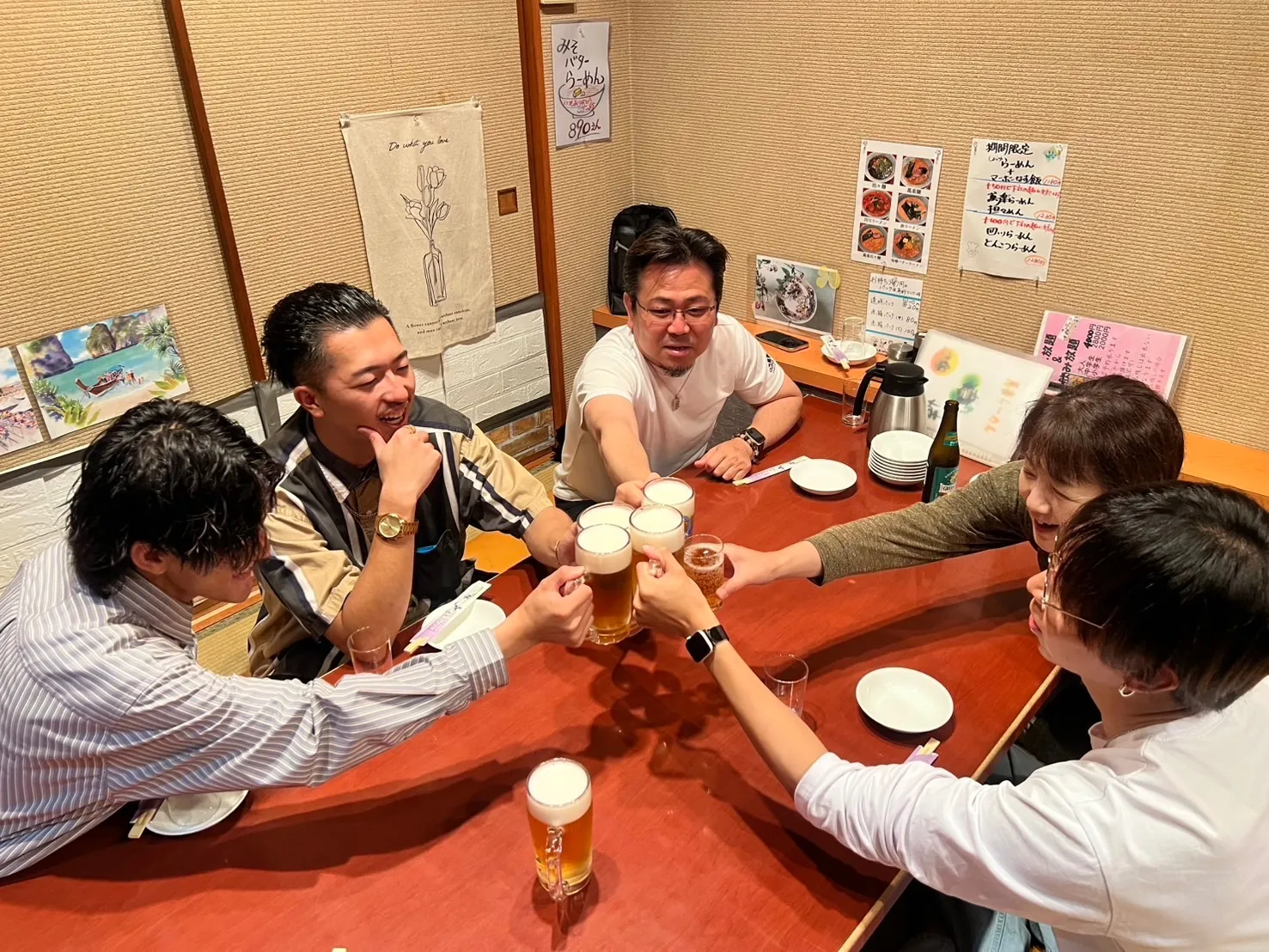 月一の慰労決起会